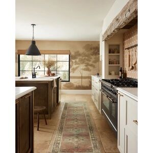 Magnolia Home Joanna Gaines X Loloi Machine Washable Clay Runner 2'3" x 9'6"